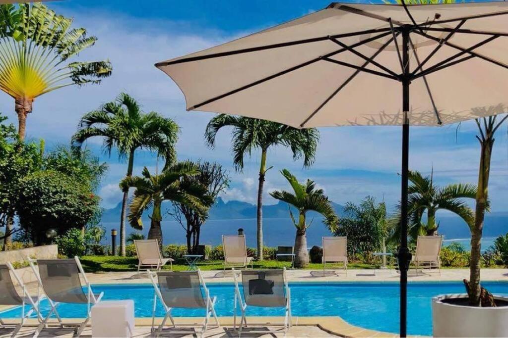 Suite Totalement Equipee Avec Vue Imprenable!!!! Punaauia  ภายนอก รูปภาพ