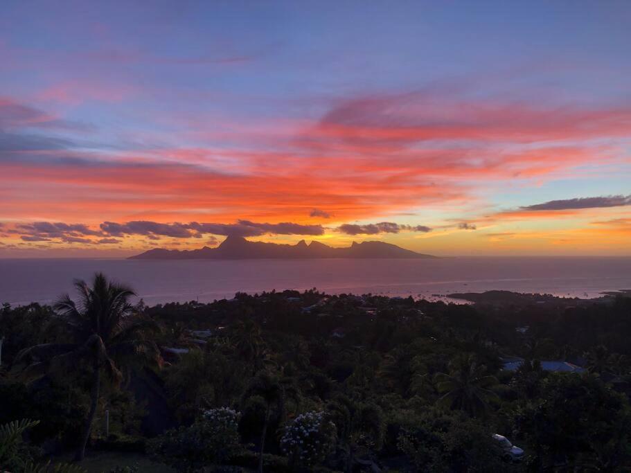 Suite Totalement Equipee Avec Vue Imprenable!!!! Punaauia  ภายนอก รูปภาพ