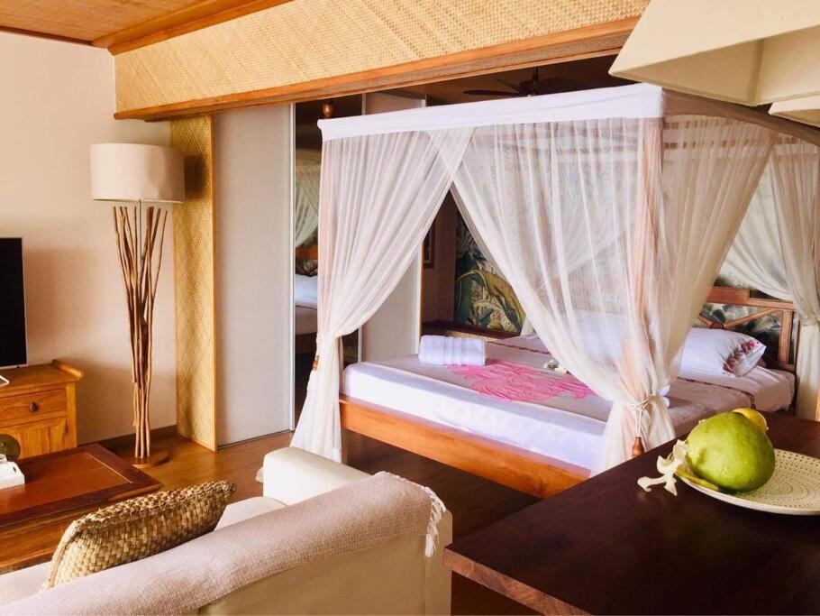 Suite Totalement Equipee Avec Vue Imprenable!!!! Punaauia  ภายนอก รูปภาพ
